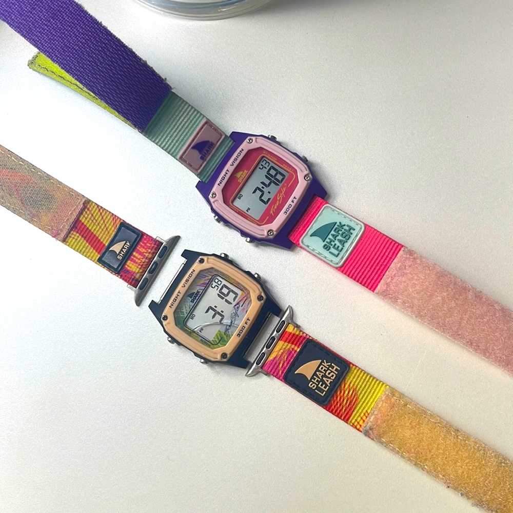 Shark Watches (one with Apple Watch connector)